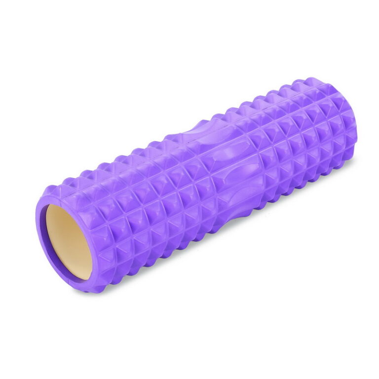 Ролер для йоги та пілатесу Gemini Grid Spine Roller 45см*12см G0013-PUR