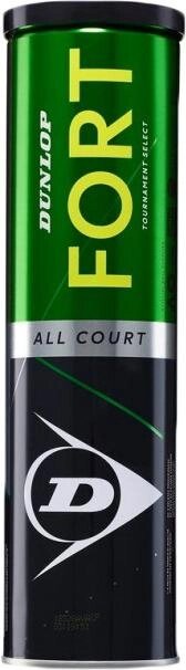 М&apos;ячі для великого тенісу Dunlop Fort TS металева банка 4 шт.