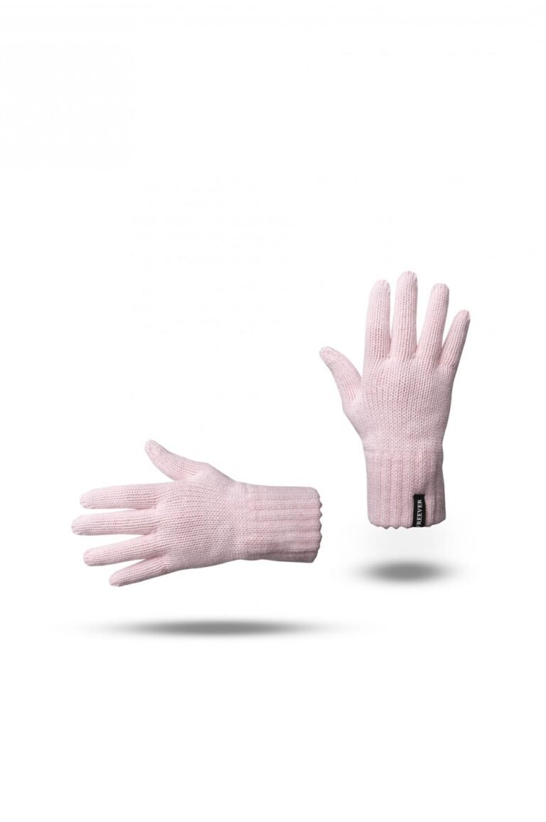 В'язані рукавички дитячі Freever GF 20332 рожеві