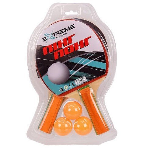 Набір ракетки для настільного тенісу "Extreme Motion" 2112