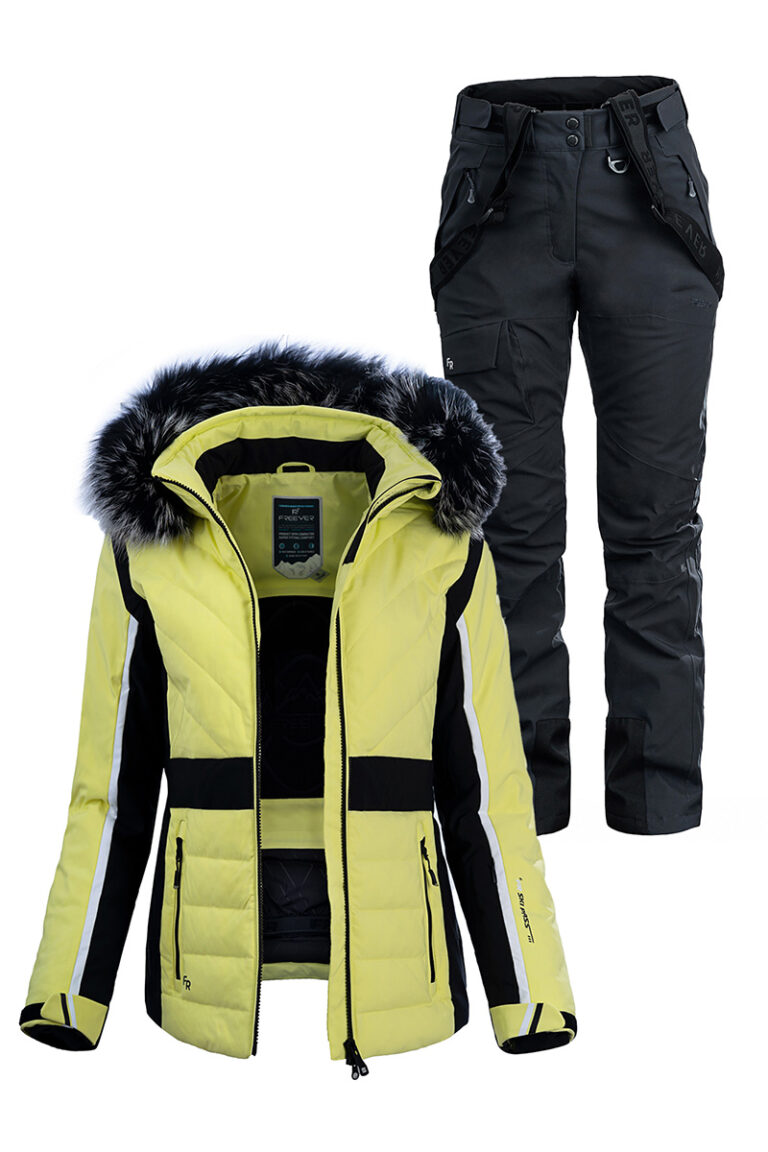 Жіночий лижний костюм FREEVER 21620-541 жовтий