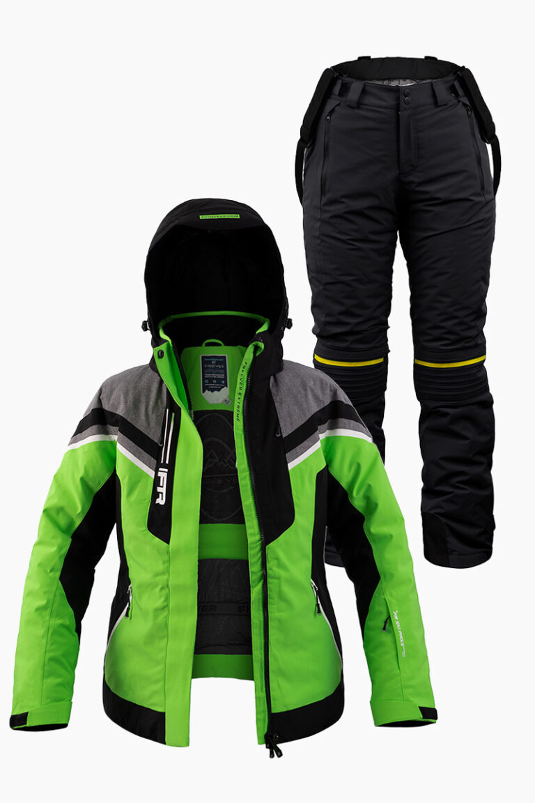 Жіночий лижний костюм FREEVER 21625-7607 салатовий
