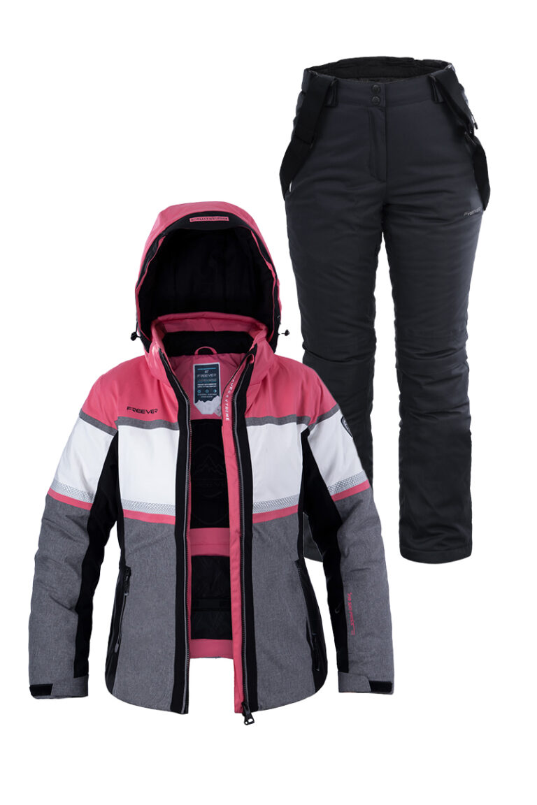 Жіночий лижний костюм FREEVER 21626-031 рожевий