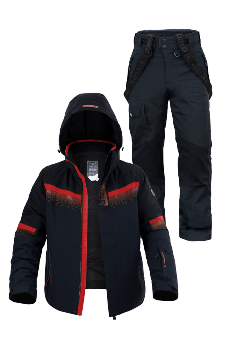 Чоловічий лижний костюм FREEVER 21634-921 сірий
