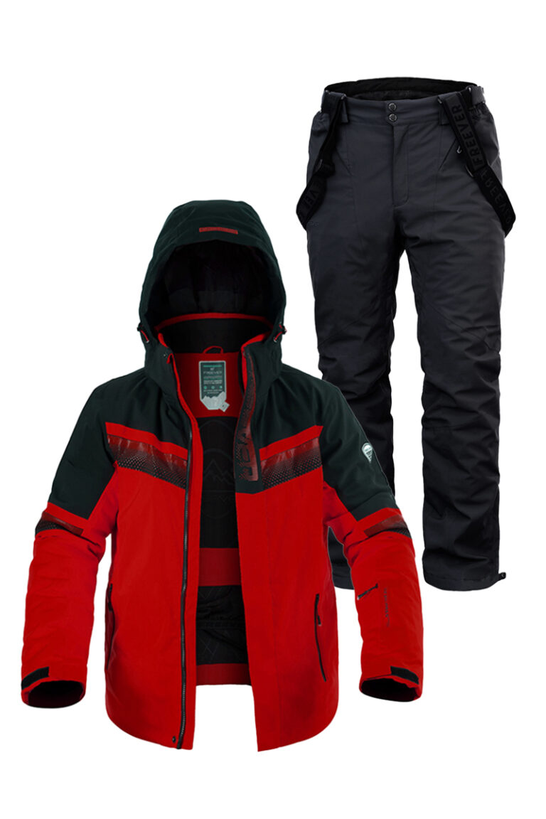 Чоловічий лижний костюм FREEVER 21634-931 червоний