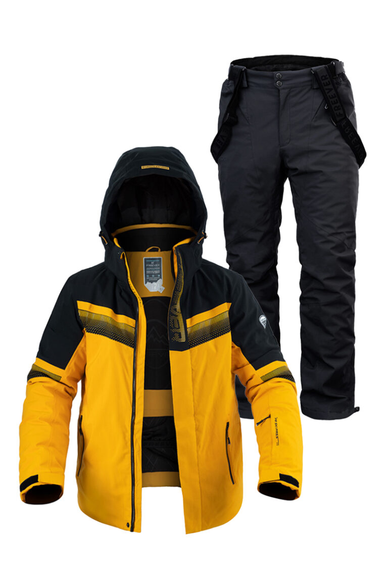 Чоловічий лижний костюм FREEVER 21634-931 жовтий