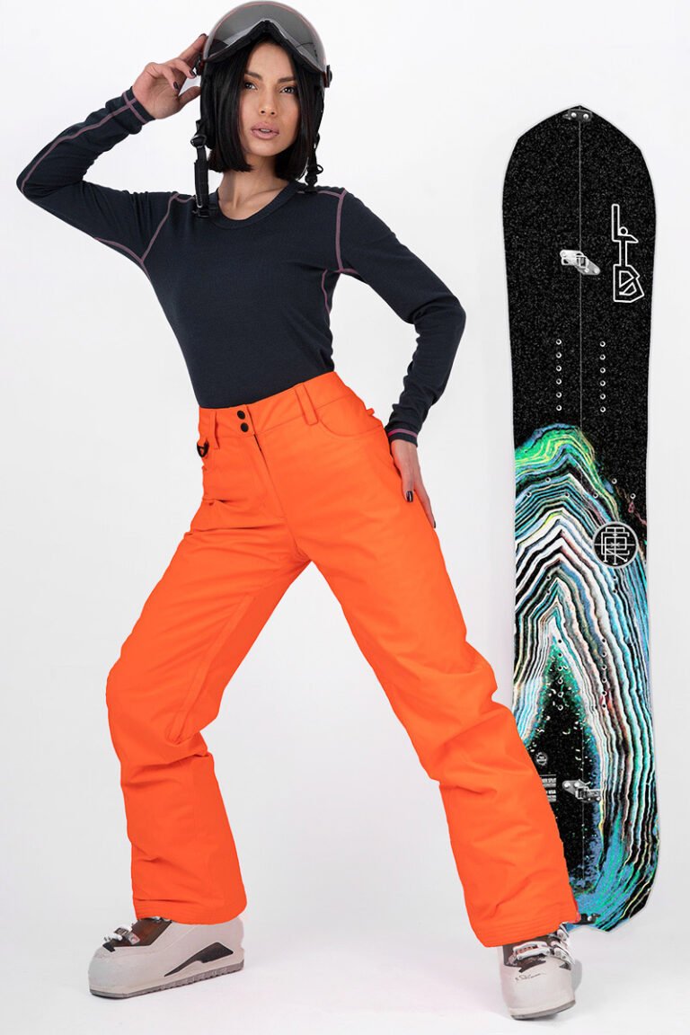 Гірськолижні штани жіночі Freever WF 21653 помаранчеві