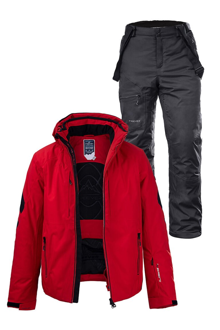 Чоловічий лижний костюм FREEVER 21682-022 червоний