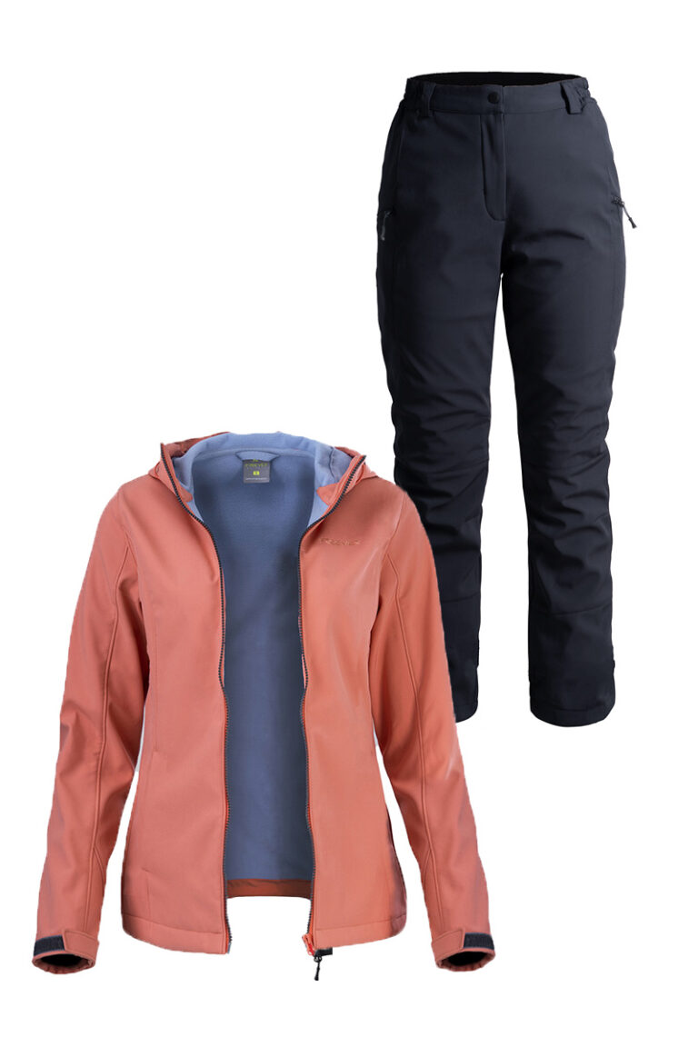 Жіночий костюм windstopper FREEVER 21716-9052 персиковий