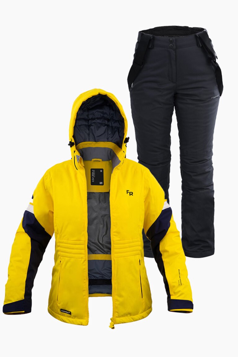 Женский лыжный костюм FREEVER 21762-7603 желтый