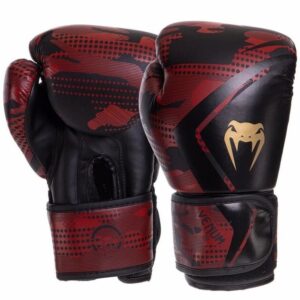 Рукавички боксерські Venum 14oz чорно-червоний