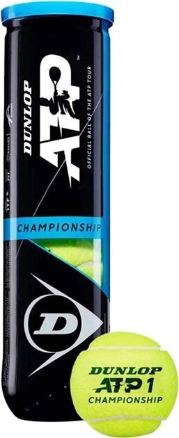 М&apos;ячі для великого тенісу Dunlop ATP Championship 4 шт