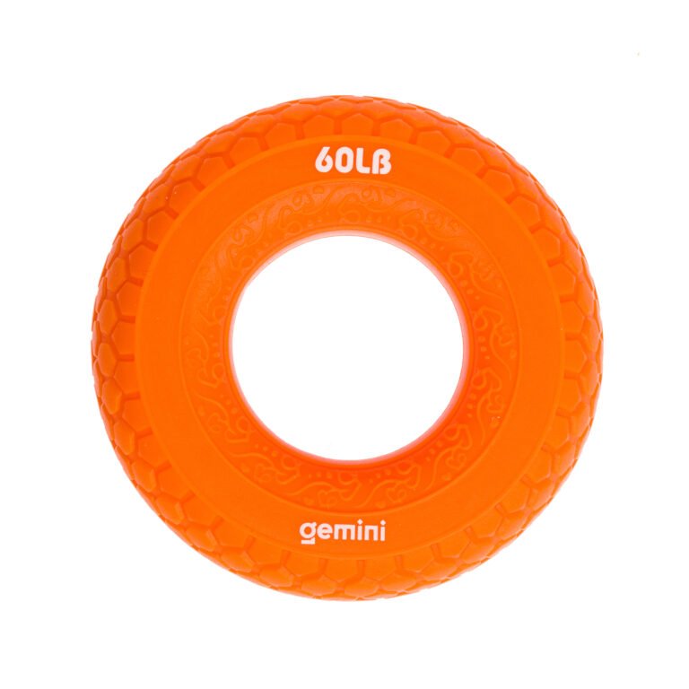 Еспандер кистьовий кільце силікон Gemini GI-3991-60LB навантаження 27кг оранжевий