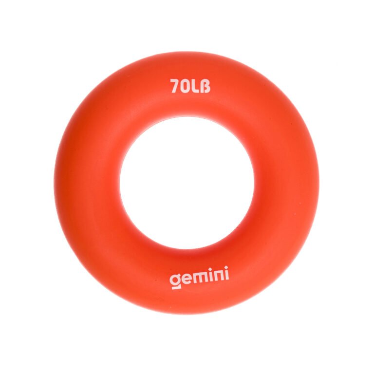 Еспандер кистьовий кільце силікон Gemini GI-3994-70LB навантаження 31кг помаранчевий