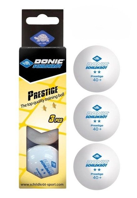 Кульки для настільного тенісу Donic Prestige 2* 40+