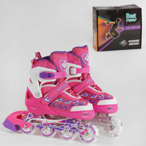 Ролики BEST ROLLER розмір 35-38 фіолето-рожевий