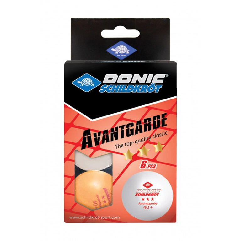 Кулі для настільного тенісу 6 штук DONIC AVANTGARDE 3* Помаранчевий 40+