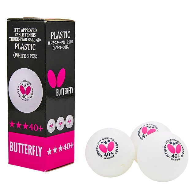 Кульки для настільного тенісу Butterfly (3 шт.)