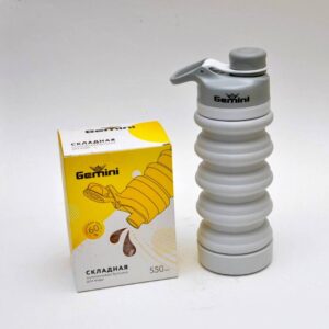 Пляшка для води 550мол Gemini BG07-GREY