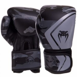 Рукавички боксерські Venum 14oz чорно-сірий