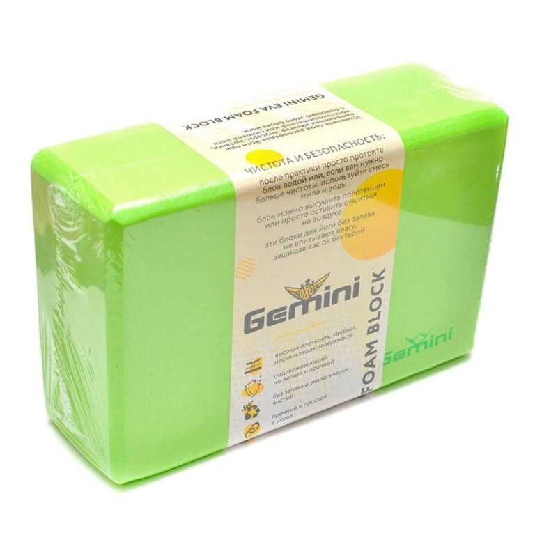 Блок для йоги Gemini 180грам GВ001-GR зелений