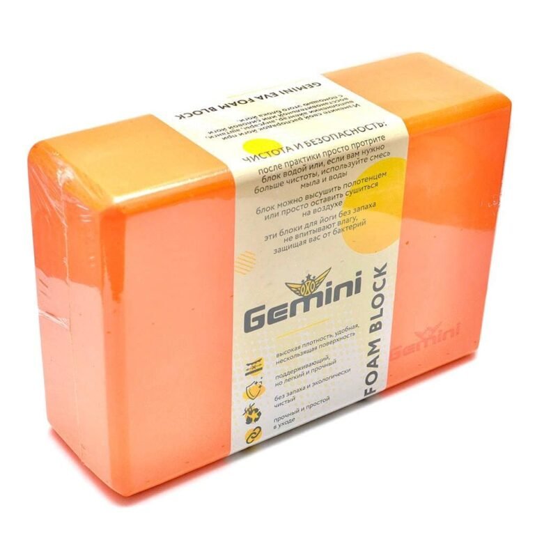 Блок для йоги Gemini 180грам GВ001-OR помаранчевий