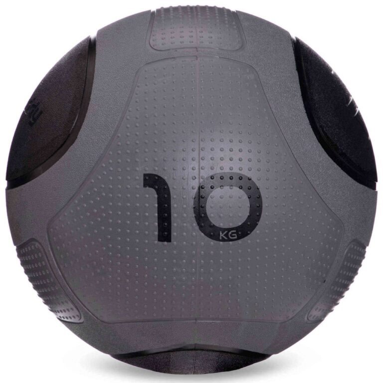 М&apos;яч медичний медбол Medicine Ball GI-2620-10 10кг сірий-чорний