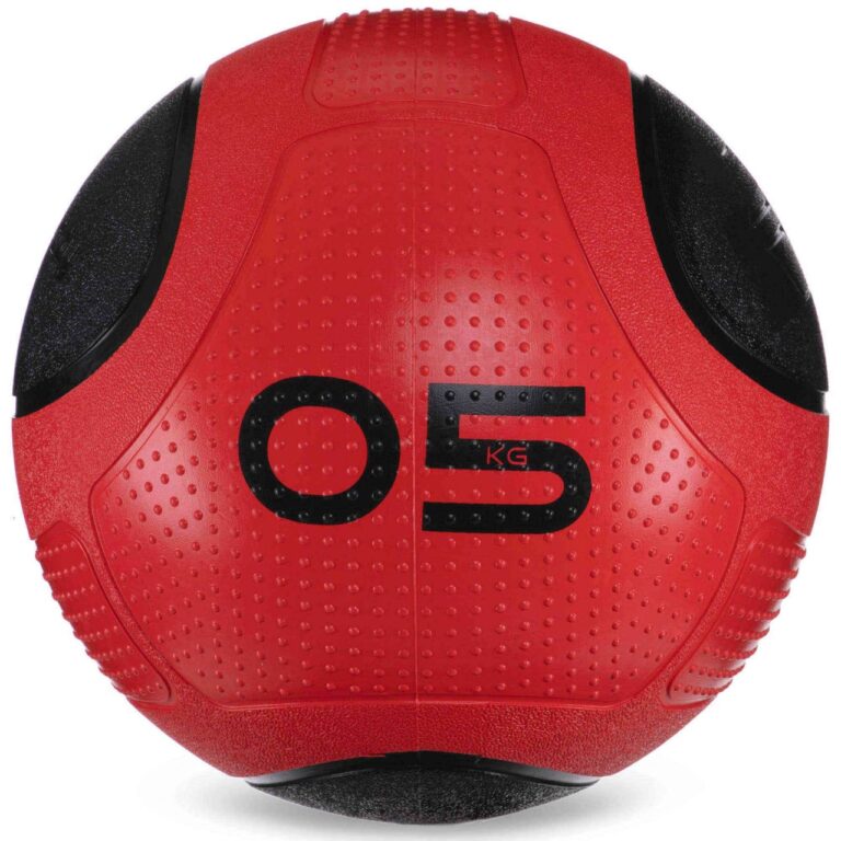 М&apos;яч медичний медбол Medicine Ball GI-2620-5 5кг червоний-чорний