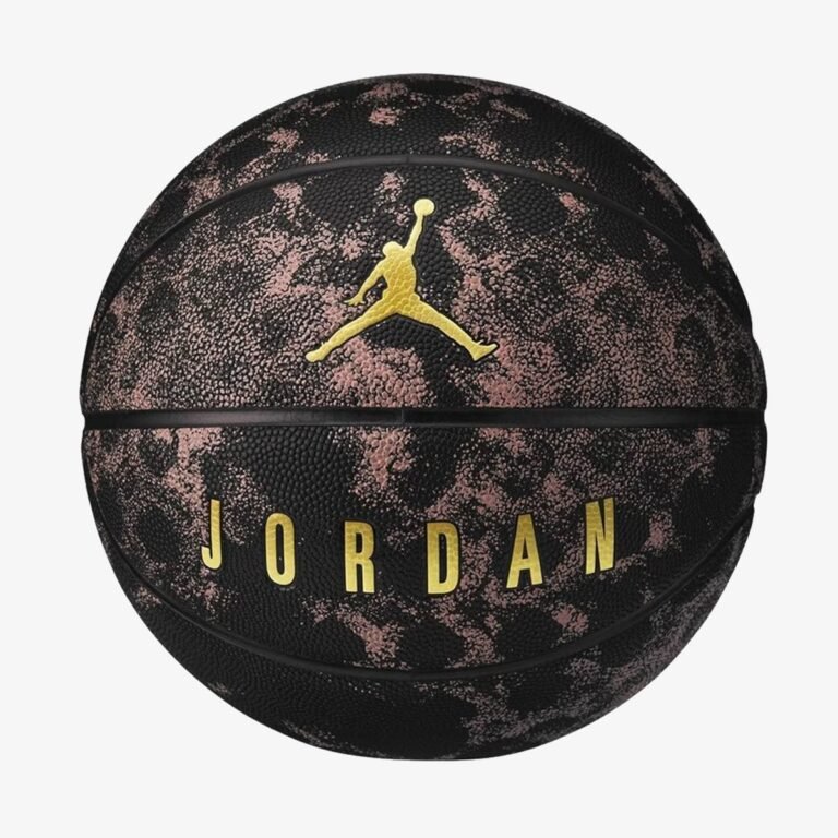 М&apos;яч баскетбольний Nike JORDAN BASKETBALL 8P ENERGY DEFLATED CRIMSON BLISS/BLACK/BLACK/GOLD розмір 7