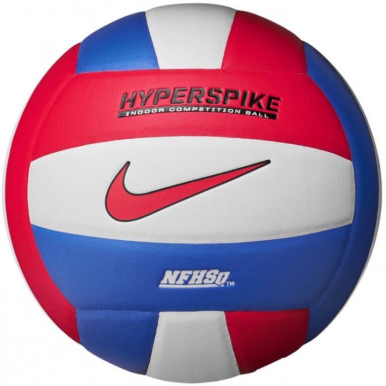 М&apos;яч волейбольний Nike HYPERSPIKE 18P WHITE/GAME ROYAL/BLACK/UNIVERSITY RED size 5