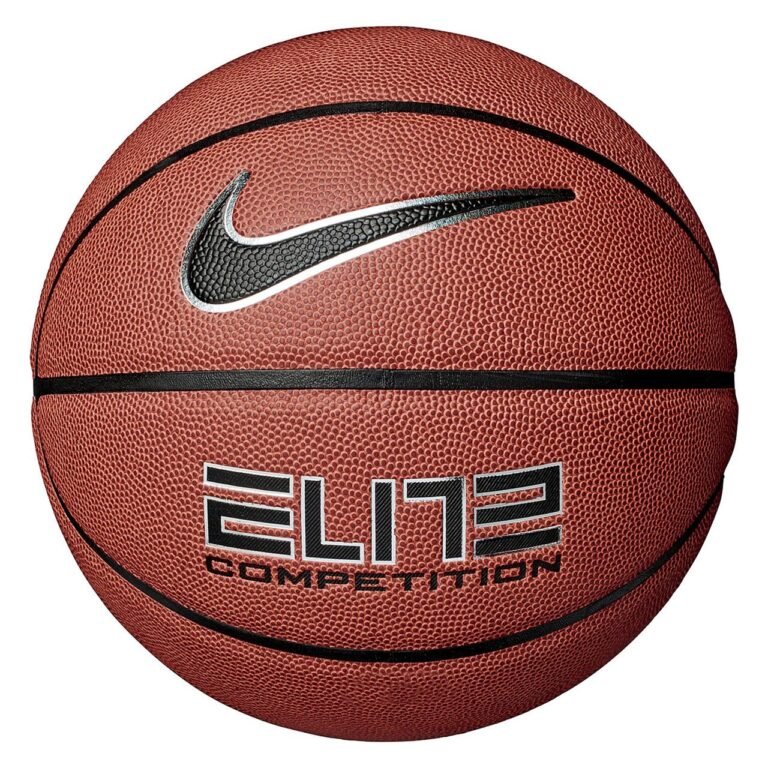 М&apos;яч баскетбольний Nike Elite Competition 2.0 Amber/Black/Metallic Silver/Black розмір 7