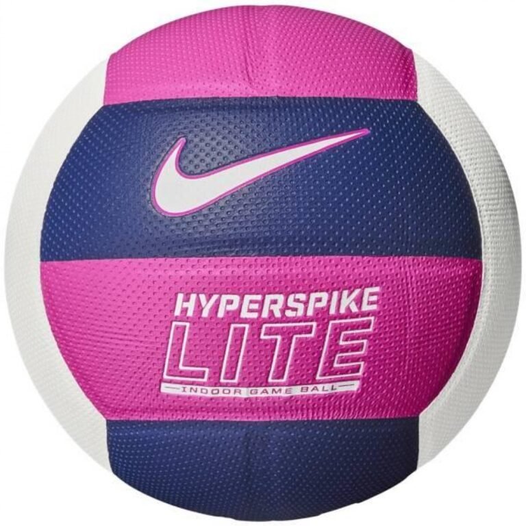 М&apos;яч волейбольний Nike HYPERSPIKE LITE 12P BLUE VOID/FIRE PINK/WHITE size 5