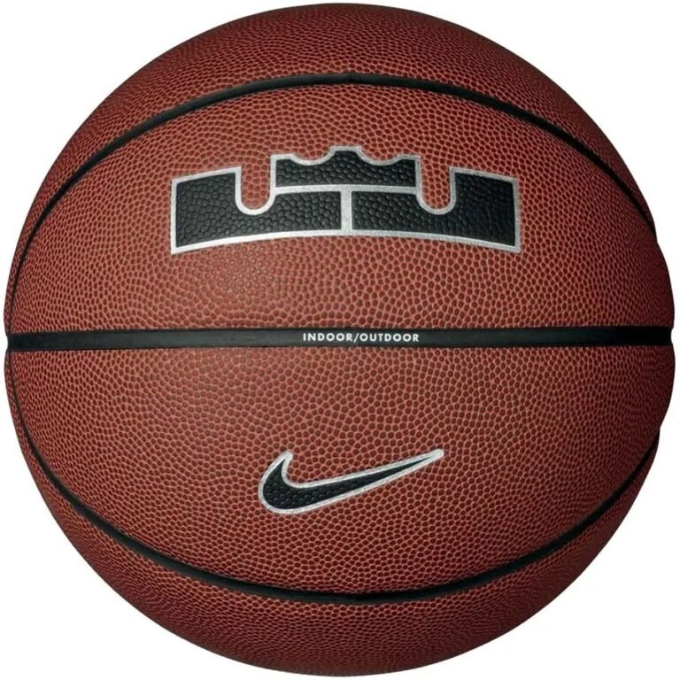 М&apos;яч баскетбольний Nike All Court 8P 2.0 L James Deflated Size 7 Amber / Black / Metallic Silver
