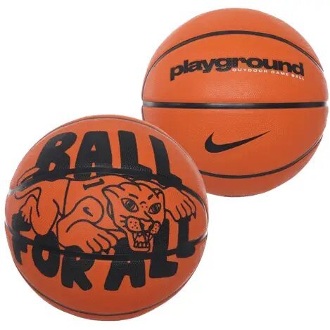 М&apos;яч баскетбольний Nike Everyday Playground 8P GRAPHIC DEFLATED AMBER/BLACK/BLACK розмір 6
