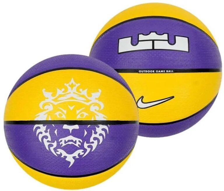 М&apos;яч баскетбольний Nike Playground 2.0 8P L James Deflated Court Purple/Amarillo/Black/White розмір 7